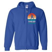 Running Mom Funny Marathon Runner Mother's Day Gift Full Zip Hoodie