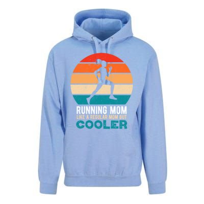 Running Mom Funny Marathon Runner Mother's Day Gift Unisex Surf Hoodie