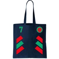 Retro7 Moroccan Football Morocco Soccer Morocco Flag Tote Bag