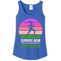 Running Mom Funny Marathon Runner Mother's Day Cute Gift Ladies Essential Tank