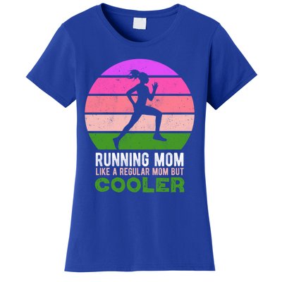 Running Mom Funny Marathon Runner Mother's Day Cute Gift Women's T-Shirt