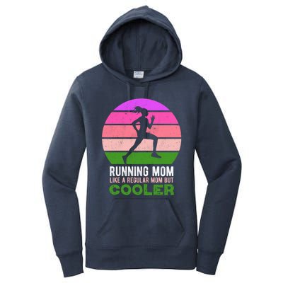 Running Mom Funny Marathon Runner Mother's Day Cute Gift Women's Pullover Hoodie