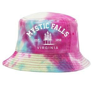 Retro Mystic Falls Virginia For Man Woman  Tie-Dyed Bucket Hat