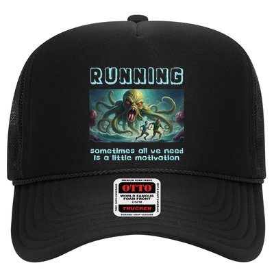 Running Motivation Funny Cthulhu Lovecraft Trucker Hat