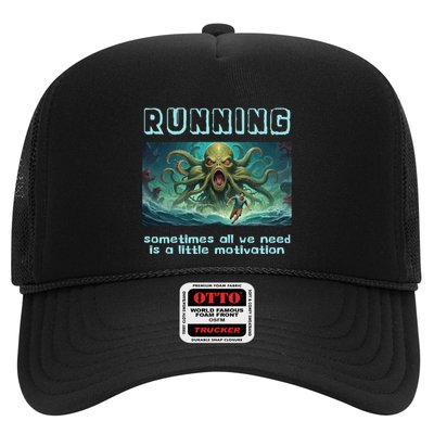 Running Motivation Funny Cthulhu Lovecraft Trucker Hat