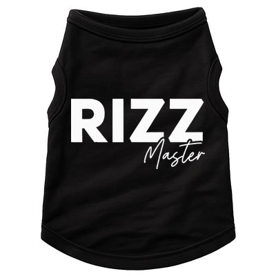 Rizz Master Funny Rizzler W Rizz Lord Rizz King Doggie Tank