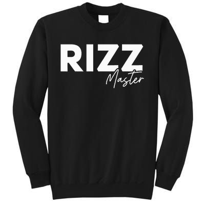 Rizz Master Funny Rizzler W Rizz Lord Rizz King Sweatshirt