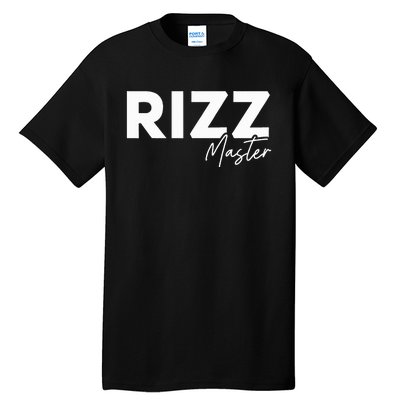 Rizz Master Funny Rizzler W Rizz Lord Rizz King Tall T-Shirt