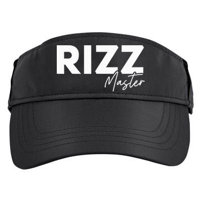 Rizz Master Funny Rizzler W Rizz Lord Rizz King Adult Drive Performance Visor