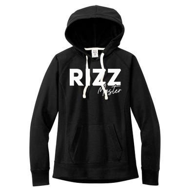 Rizz Master Funny Rizzler W Rizz Lord Rizz King Women's Fleece Hoodie