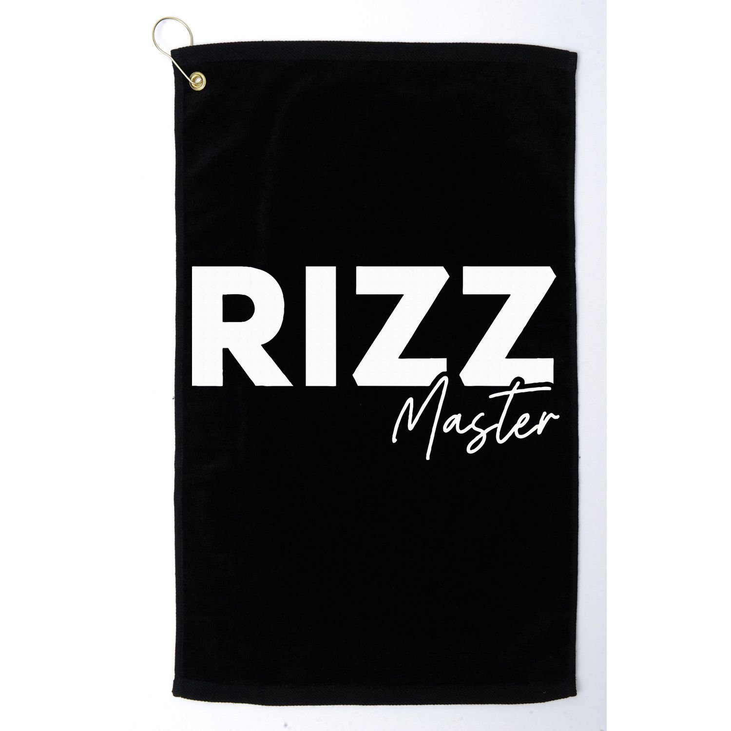 Rizz Master Funny Rizzler W Rizz Lord Rizz King Golf Towel