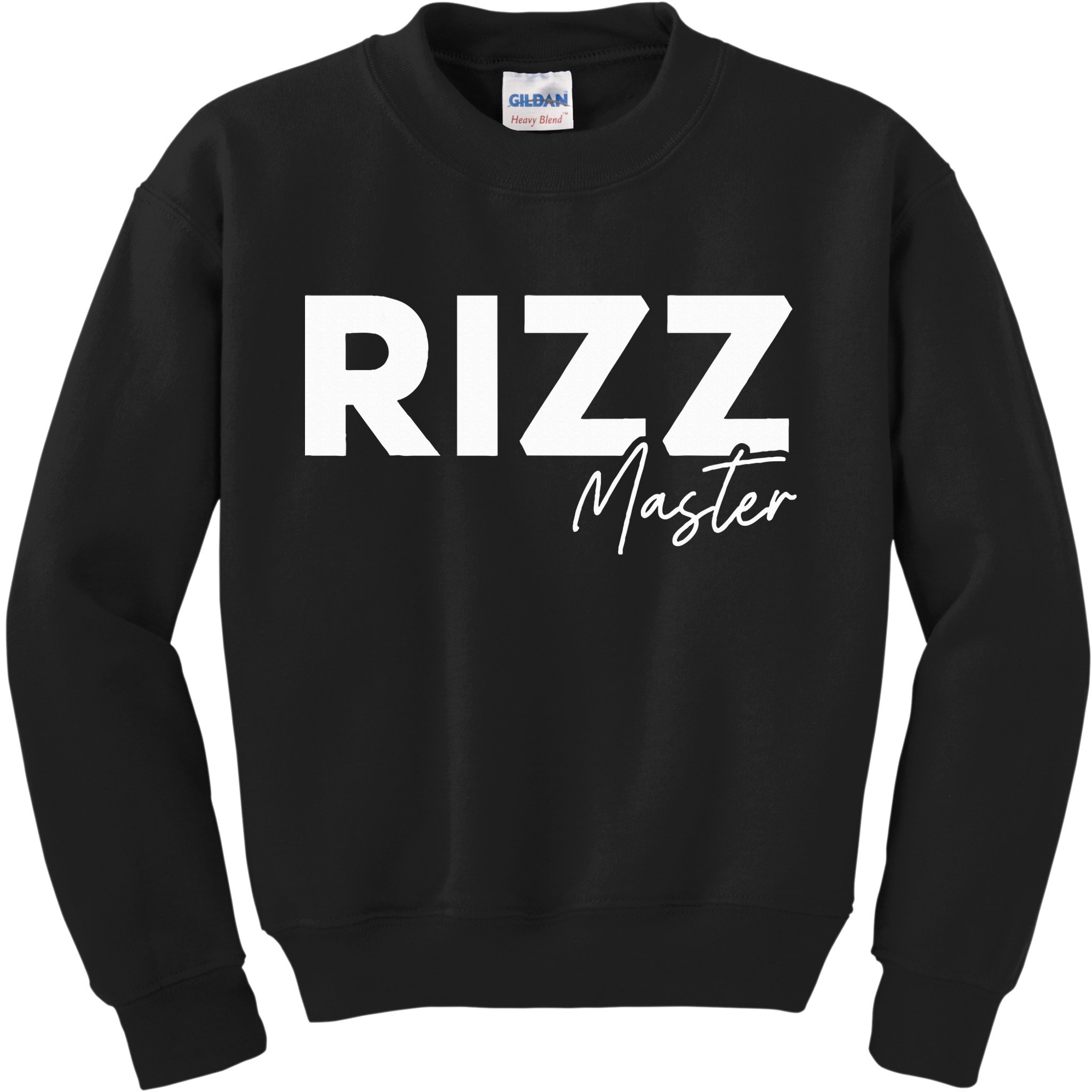 Rizz Master Funny Rizzler W Rizz Lord Rizz King Kids Sweatshirt