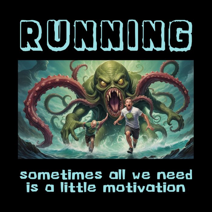 Running Motivation Funny Cthulhu Lovecraft Backpack