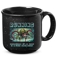 Running Motivation Funny Cthulhu Lovecraft 15oz Campfire Ceramic Mug