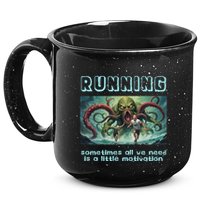 Running Motivation Funny Cthulhu Lovecraft 15oz Campfire Ceramic Mug