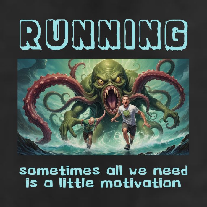 Running Motivation Funny Cthulhu Lovecraft 15oz Campfire Ceramic Mug