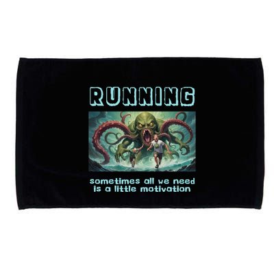 Running Motivation Funny Cthulhu Lovecraft Microfiber Hand Towel