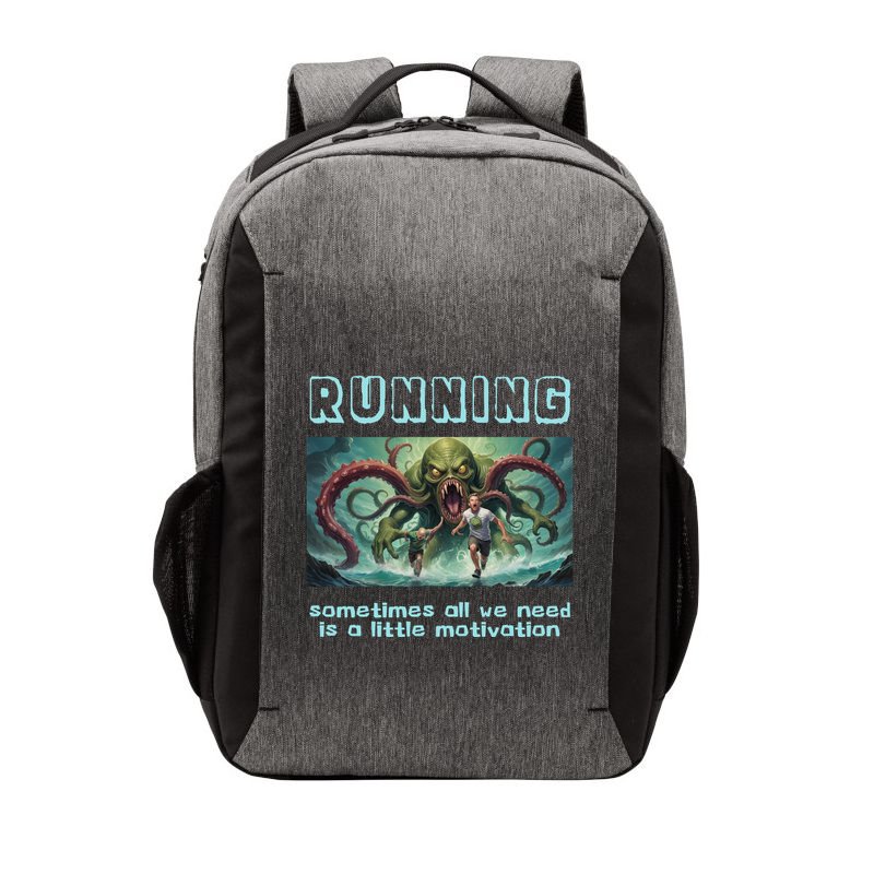 Running Motivation Funny Cthulhu Lovecraft Vector Backpack