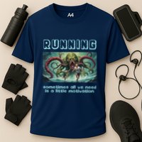 Running Motivation Funny Cthulhu Lovecraft Cooling Performance Crew T-Shirt