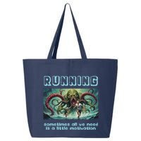 Running Motivation Funny Cthulhu Lovecraft 25L Jumbo Tote