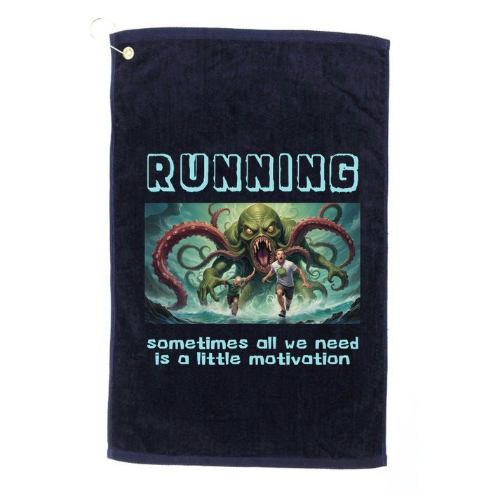 Running Motivation Funny Cthulhu Lovecraft Golf Towel