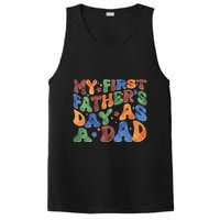 Retro My First Fathers Day As A Dad PosiCharge Competitor Tank