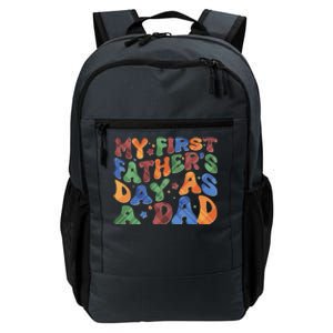 Retro My First Fathers Day As A Dad Daily Commute Backpack