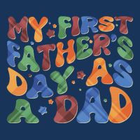 Retro My First Fathers Day As A Dad Infant Baby Jersey Bodysuit