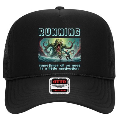 Running Motivation Funny Cthulhu Lovecraft Trucker Hat