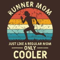 Runner Mom Funny Marathon Running Jogging Mothers Day Apron