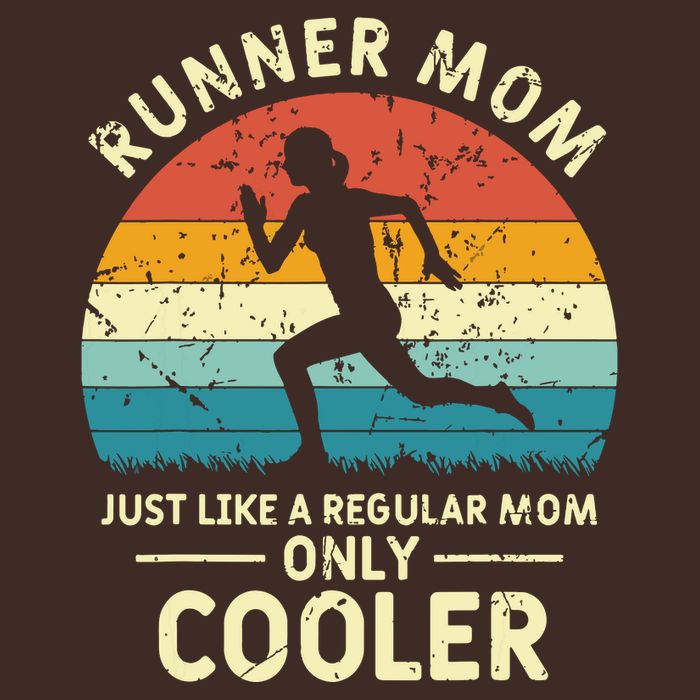 Runner Mom Funny Marathon Running Jogging Mothers Day Apron