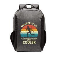 Runner Mom Funny Marathon Running Jogging Mothers Day Vector Backpack