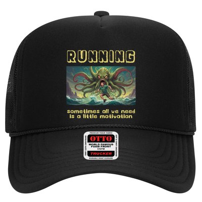 Running Motivation Funny Cthulhu Lovecraft Trucker Hat