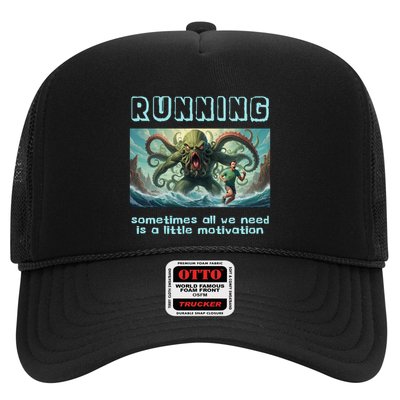 Running Motivation Funny Cthulhu Lovecraft Trucker Hat