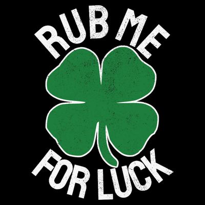 Rub Me For Luck St Patrick's Day Funny Adult Humor T-Shirt