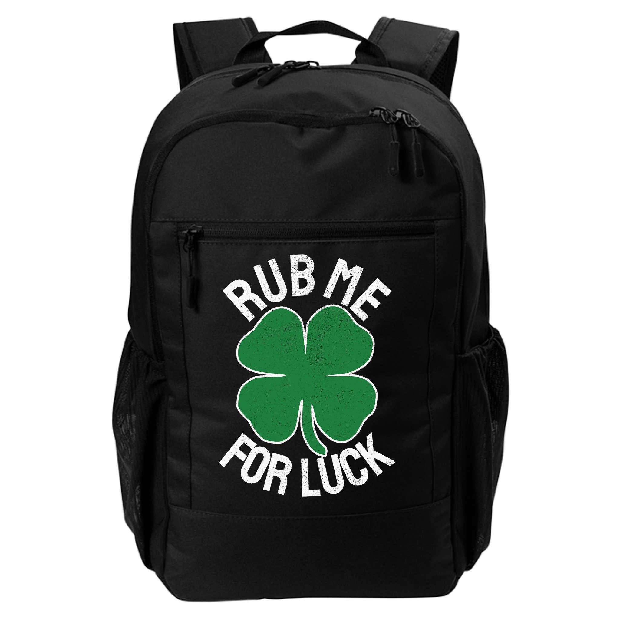 Rub Me For Luck St Patrick's Day Funny Adult Humor Backpack