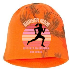 Runner Mom Funny Marathon Running Jogging Mothers Day Gift Kati - Camo Knit Beanie