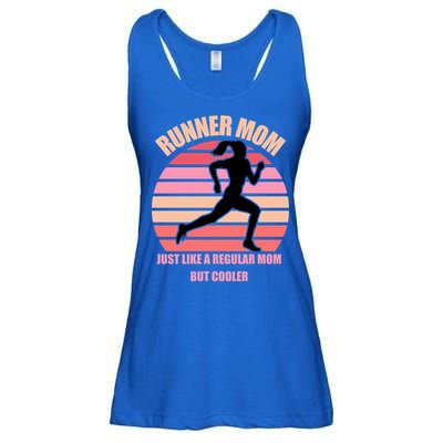 Runner Mom Funny Marathon Running Jogging Mothers Day Gift Ladies Essential Flowy Tank