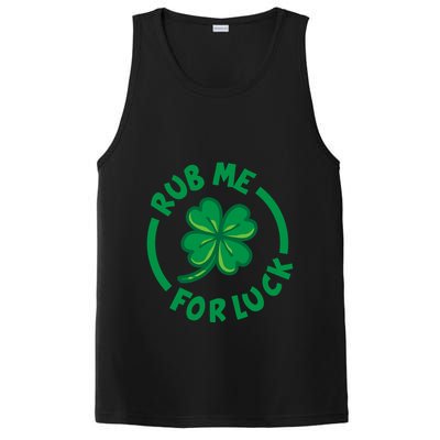 Rub Me For Luck Clover Lucky Symbol Gift PosiCharge Competitor Tank