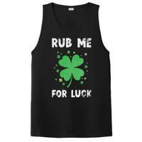 Rub Me For Luck St Patrick's Day Funny Adult Humor PosiCharge Competitor Tank