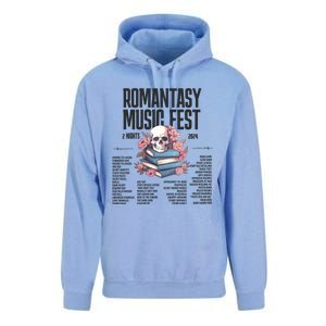 Romantasy Music Fest Book Tropes Smut Gift Dark Romance Reader Unisex Surf Hoodie