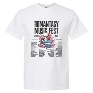 Romantasy Music Fest Book Tropes Smut Gift Dark Romance Reader Garment-Dyed Heavyweight T-Shirt