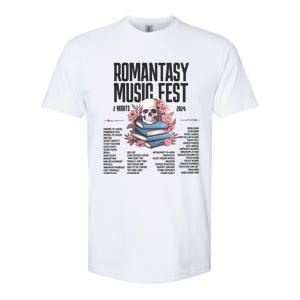 Romantasy Music Fest Book Tropes Smut Gift Dark Romance Reader Softstyle CVC T-Shirt