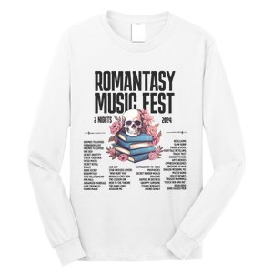 Romantasy Music Fest Book Tropes Smut Gift Dark Romance Reader Long Sleeve Shirt