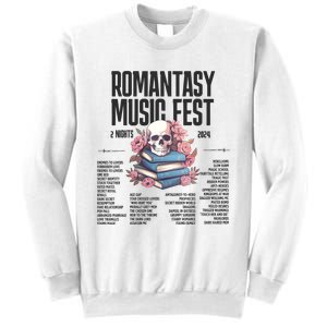 Romantasy Music Fest Book Tropes Smut Gift Dark Romance Reader Sweatshirt