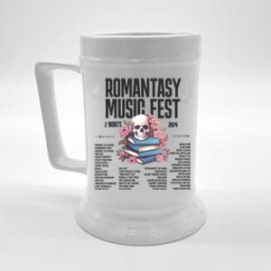 Romantasy Music Fest Book Tropes Smut Gift Dark Romance Reader Beer Stein