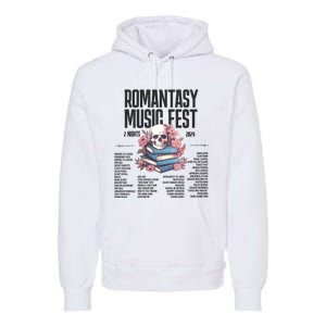 Romantasy Music Fest Book Tropes Smut Gift Dark Romance Reader Premium Hoodie