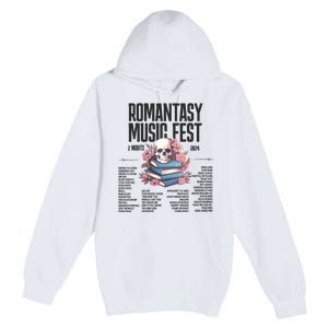 Romantasy Music Fest Book Tropes Smut Gift Dark Romance Reader Premium Pullover Hoodie