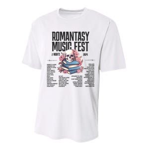 Romantasy Music Fest Book Tropes Smut Gift Dark Romance Reader Performance Sprint T-Shirt