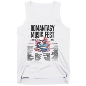 Romantasy Music Fest Book Tropes Smut Gift Dark Romance Reader Tank Top